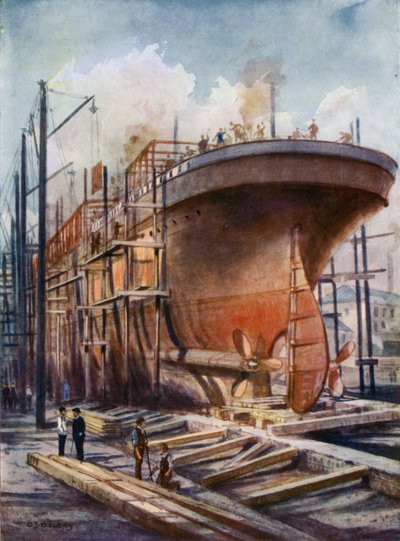 一艘船上的股票 作者 莱西之后的查尔斯·约翰·德